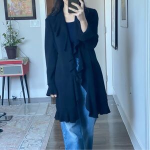 St. John Collection Black Santana Knit Cardigan